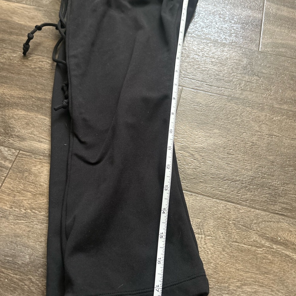 Prana Black Activewear Pants with rouched skirt attached - Picture 8 of 8